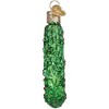 Old World Christmas Blown Glass Ornament for Christmas Tree, Holly Peace Symbol (with OWC Gift Box) - 3 of 4