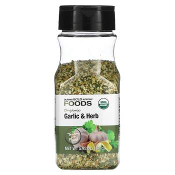 California Gold Nutrition Foods, Organic Garlic & Herb, 5.93 oz (168 g)