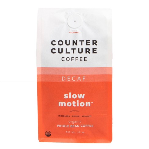 Counter Culture Slow Motion Medium Roast Decaf Coffee - 12oz : Target