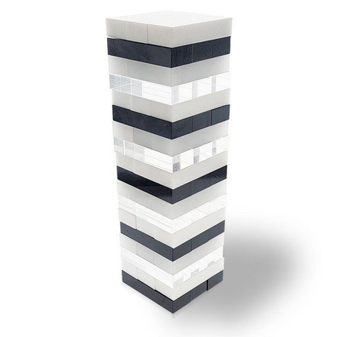 Ondisplay 3d Luxe Acrylic Stacking Tower Puzzle Game (clear/opaque/blk ...