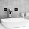 Unique Bargains Acrylic Self-Adhesive Decor Faucets Sinks Hot/Cold Water Label - 4 of 4