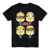Seven Times Six Minions T-Shirt Boy's Anti-Villain League Short Sleeve Graphic Tee Black - 4 of 4