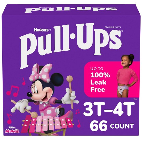 Huggies Pull-Ups New Leaf 3T-4T Girl Training Underwear Frozen 32-40lbs