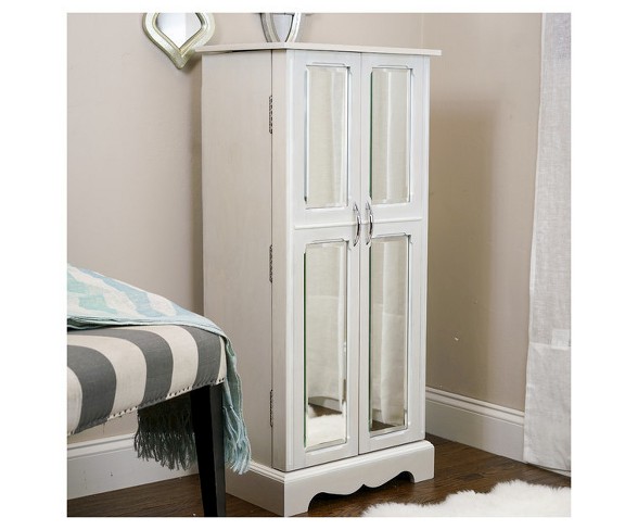 Chelsea Jewelry Armoire - Cream - Hives & Honey