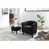 NicBex Corduroy Accent Chair,Upholstered Living Room Chairs with Ottoman and Mid-Height Backrest,Modern Arm Chair,Accent Chairs for Living Room - 4 of 4