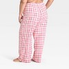 Women's Flannel Wide Leg Pajama Pants - Wild Fable™ - 2 of 3