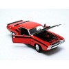 1970 Dodge Challenger T/A Orange with Black Hood and Black Stripes "NEX Models" 1/24 Diecast Model Car by Welly - 2 of 4