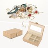 REGALWOVEN Women's Mini Modern Portable Faux Leather Jewelry Box - 2 of 4