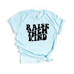 Simply Sage Market Women's Raise Them Kind Wavy Short Sleeve Graphic Tee - 1 of 2