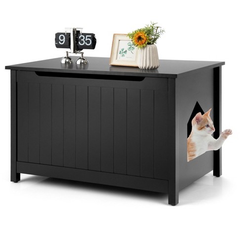 Black litter box clearance furniture