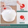 Itopfox 3-Piece Microwave Bowls with Lids and Steam Rack, Assorted Sizes for Soup, Noodles, Leftovers, Dishwasher Safe, Dorm & Kitchen Essentials - 4 of 4