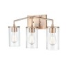 Millennium Lighting Beverlly 3 - Light Vanity in  Modern Gold - 2 of 4