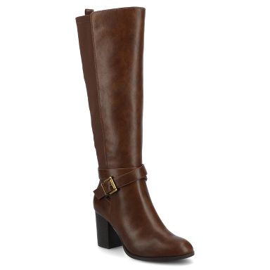 chocolate brown womens dress boots Auggie Chocolate Brown Womens Boots Auggie Narrow Calf Boots In Multi Size  By Dolce Vita