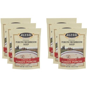 Alessi Premium Porcini Mushroom Soup - Case of 6 - 4 oz - 1 of 2