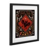 Stupell Industries Fright Night Bat & Botanicals Framed Print Under Glass - 2 of 4
