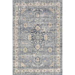 Nuloom Jordan Vintage Medallion Machine Washable Indoor Area Rug - 1 of 4