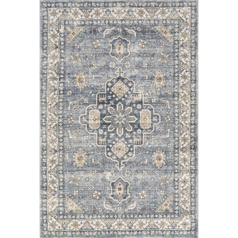 Nuloom Jordan Vintage Medallion Machine Washable Indoor Area Rug - image 1 of 4