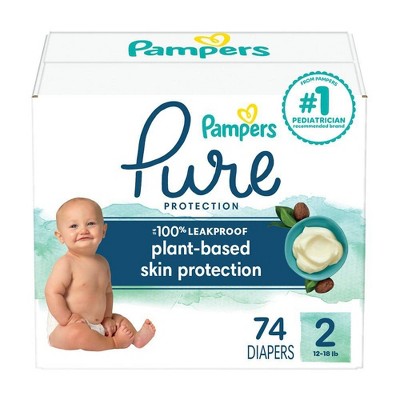 Pampers Pure Protection Diapers - (Select Size and Count)