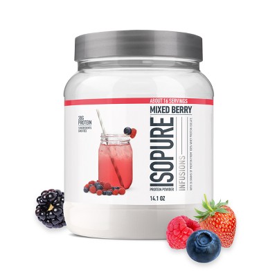Isopure Infusions Protein Powder - Mixed Berry - 14.1oz