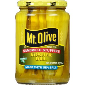 Mt. Olive Kosher Dill Made with Sea Salt - 24oz - 1 of 4