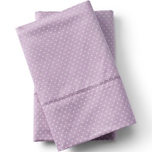 Lands' End 700 Thread Count Luxe Sateen Cotton No Iron Pillowcases - 1 of 3