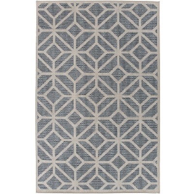 World Rug Gallery Modern Contemporary Geometric Indoor/outdoor Area Rug ...