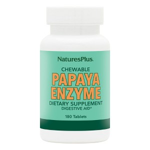 Papaya Enzymes by Nature's Plus  -  180 Chewable - 1 of 3
