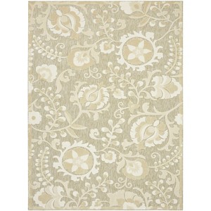 Nourison Aloha Floral Textured Outdoor Area Rug - 1 of 4