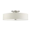 Livex Lighting Meridian 6 - Light Semi-Flush Mount in  Brushed Nickel - 2 of 2