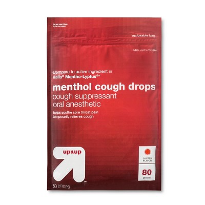 Menthol Cough Drops - Cherry - 80ct - up & up™