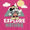 Girls' - Disney - Mickey Mouse Fitted Short Sleeve Graphic T-Shirt - 2 of 4