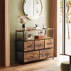 Dresser TV Stand, Entertainment Center with Fabric Drawers Unit, Media Console Table for Bedroom, Entryway, Living Room - 4 of 4