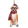 Design Toscano Boxer Holiday Dog Ornament Sculpture - 2 of 2