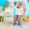 iPlay, iLearn 10 Inch Kids Solid Hard Wood Animal Chair - 2 of 3