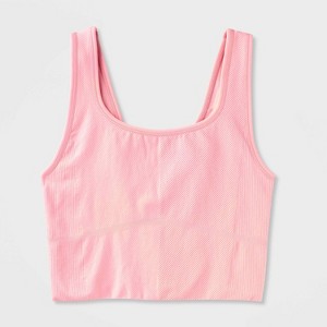 Women's Seamless Cropped Tank Top - All In Motion™ - 1 of 4