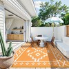 Lahome Pattern Series Outdoor Plastic Straw Rug-Waterproof Reversible Mat for Patio, Backyard, Camping, RV Awning - 4 of 4