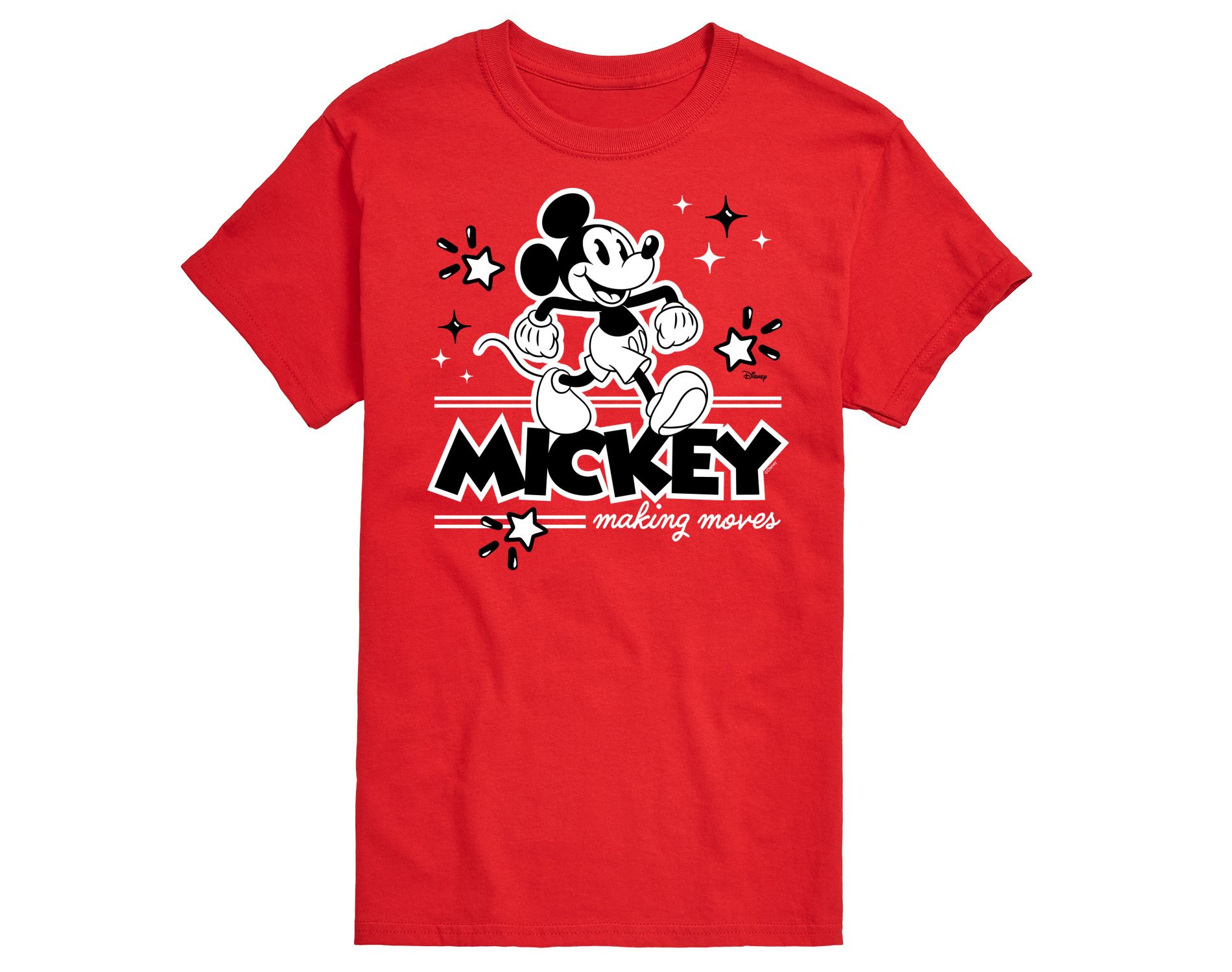 Men's Disney Mickey Mouse Short Sleeve Graphic T-Shirt - Red - X-Large