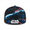 Adult Star Wars Episode 4 Death Star Battle Scene New Era 59Fifty Fitted Hat - 4 of 4