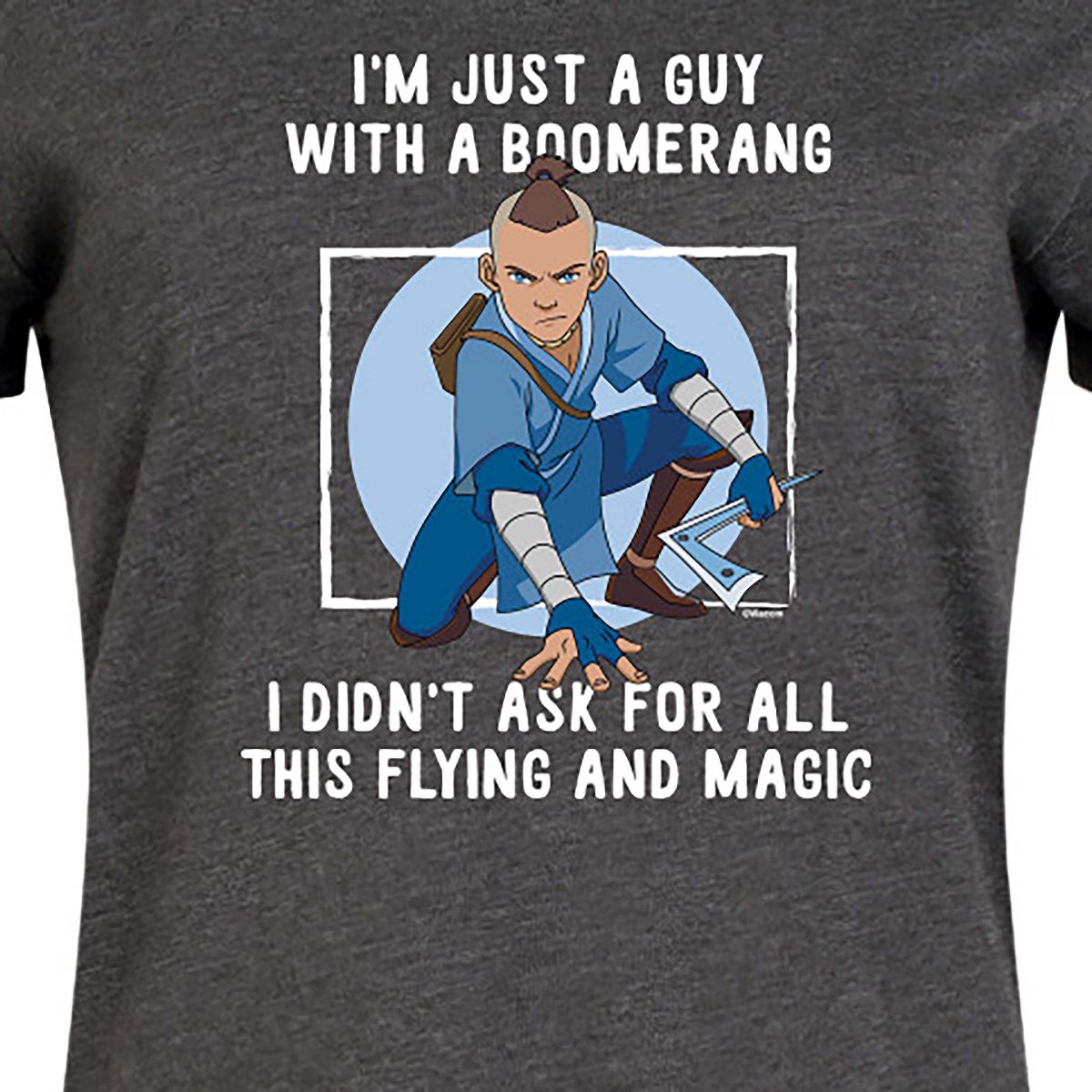 Women's - Avatar - The Last Airbender - Boomerang Guy Graphic T-shirt Dress - thumbnail 8