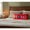 Texas Pride Decorative Cushion – 17x9 Inch Polyester by Manual Woodworkers and Weavers - 3 of 3
