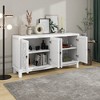 Bella Depot 60''W Large Storage Sideboard Buffet - 3 of 4