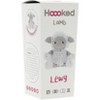 Hoooked Amigurumi DIY Kit W/Eco Barbante Yarn-Lamb Lewy - White & Grey - image 2 of 4