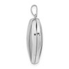 Black Bow Jewelry 14k White Gold 21mm Family Polished Heart Locket - 2 of 4