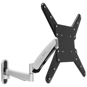 Mount-It! Height Adjustable TV Wall Mount Bracket with Counterbalance Gas Spring Arm, Full Motion Articulating Design Fits Up to VESA 400x400 mm