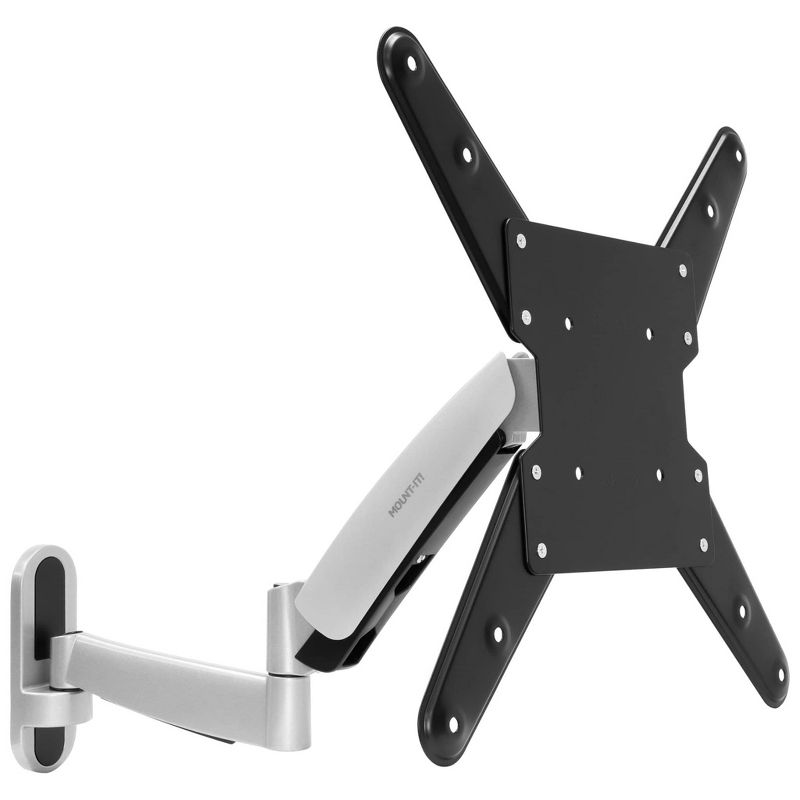 Mount-It! Height Adjustable TV Wall Mount Bracket with Counterbalance Gas Spring Arm, Full Motion Articulating Design Fits Up to VESA 400x400 mm, 1 of 9