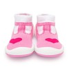 Komuello Toddler Girl First Walk Sock Shoes T Strap Heart - 2 of 4