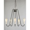Maxim Lighting Haven 5 - Light Chandelier in  Black/Satin Nickel - 2 of 4