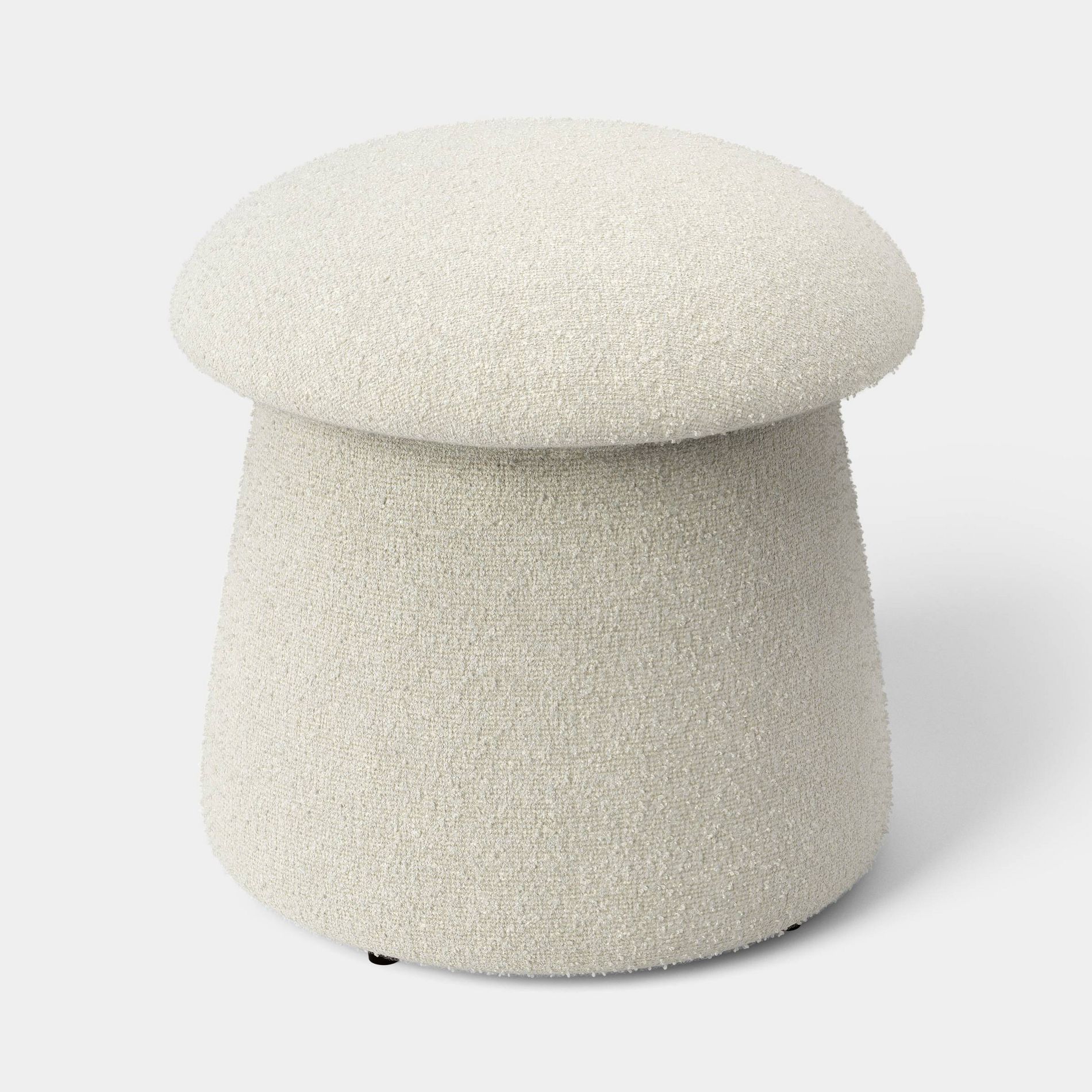 Mushroom Upholstered Storage Ottoman Cream - Room Essentials™