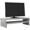 Aghana Digitals Concrete Grey Engineered Wood Monitor Stand with Ample Storage, 21.3x8.7x5.9", 55.1 - 3 of 4