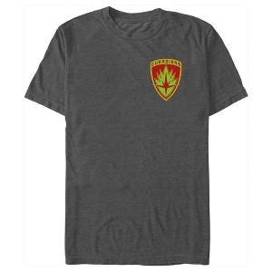 Men's Guardians of the Galaxy Holiday Special Small Guardians Badge T-Shirt - 1 of 4